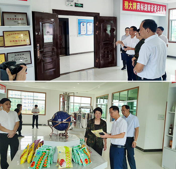 市政協(xié)副主席、市科技局局長(zhǎng)魏秋云一行領(lǐng)導(dǎo)正在雅大參觀調(diào)研1