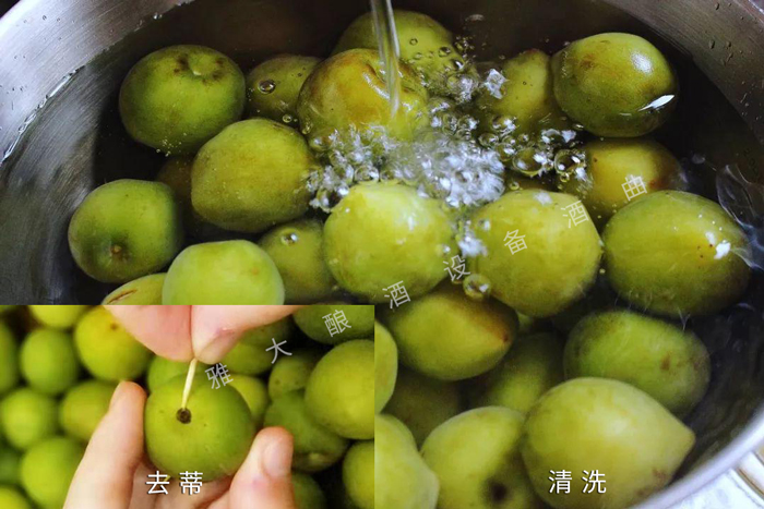 4.15青梅清洗、去蒂